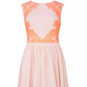 TED BAKER Dress | Ted Baker Vember Lace Chiffon M - Worn Once